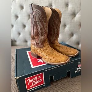 Tony Lama Boots Men ostrich